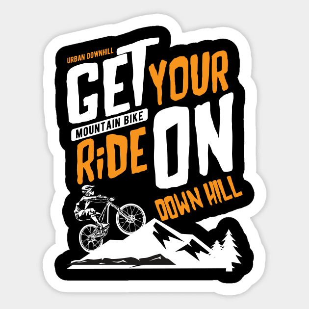 Get Your Ride On Sticker by SinBle